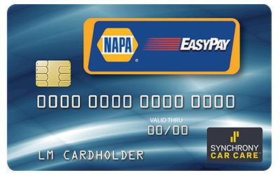 NAPA EasyPay Credit Card